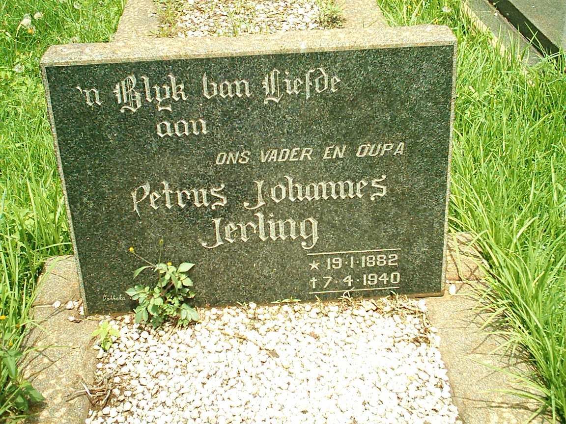 JERLING Petrus Johannes 1882-1940