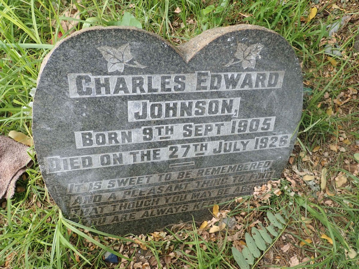 JOHNSON Charles Edward 1905-1926