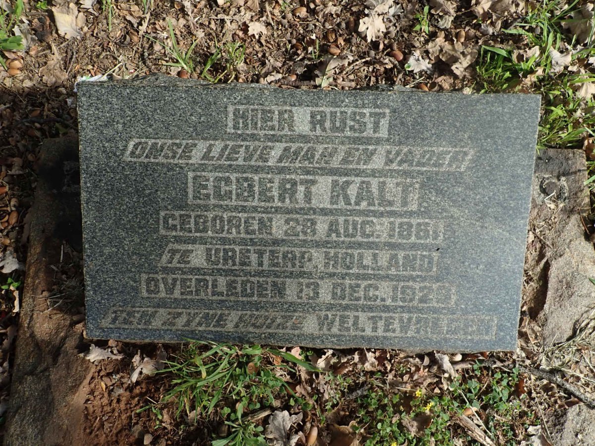KALT Egbert 1861-1929
