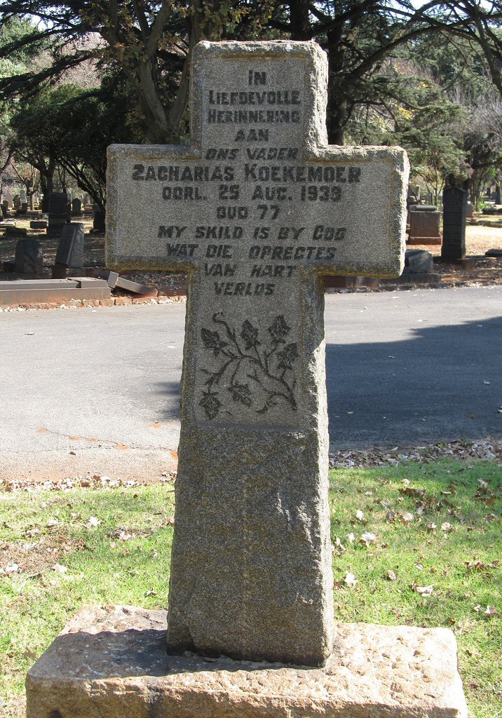 KOEKEMOER Zacharias -1939