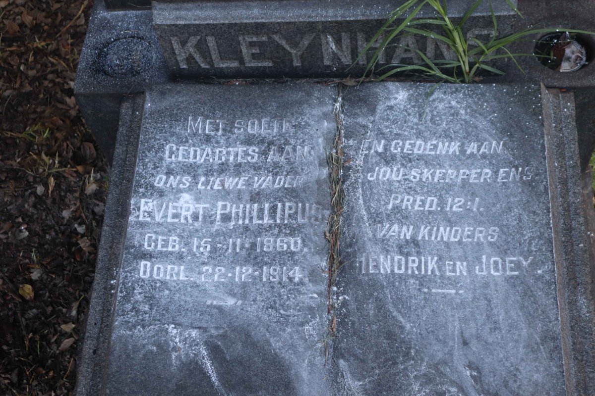 KLEYNHANS Evert Phillipus 1860-1914