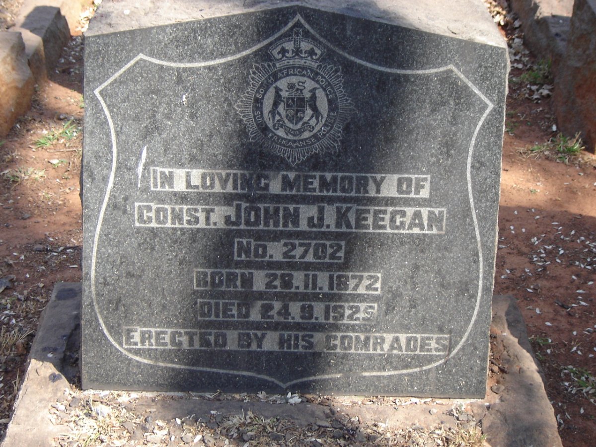 KEEGAN John J. 1872-1925
