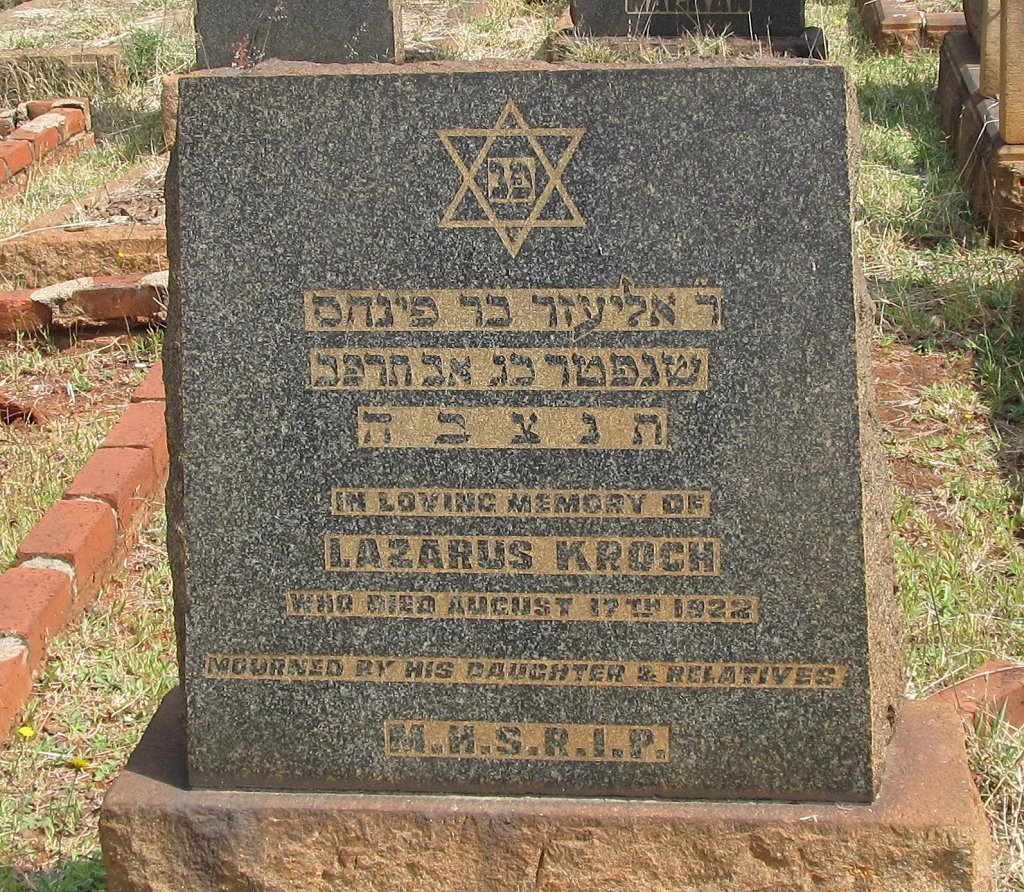 KROCH Lazarus -1922