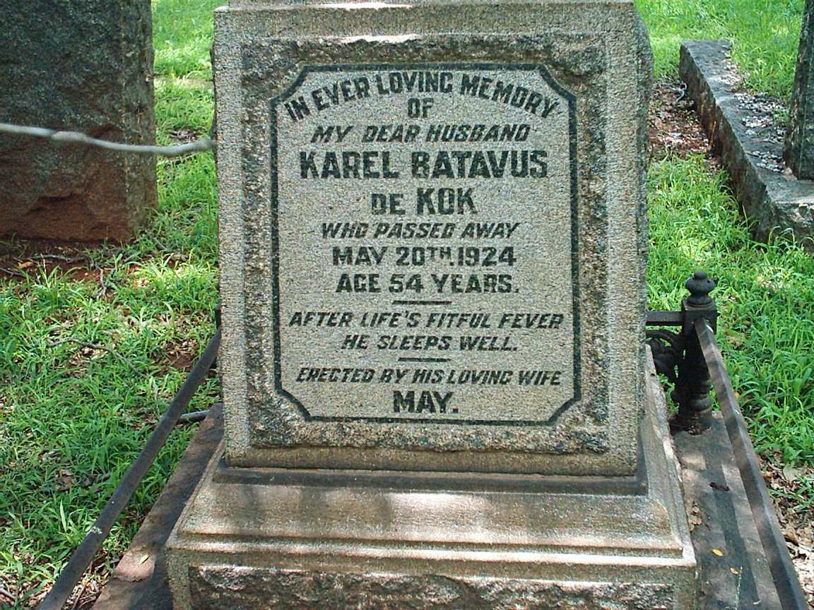 KOK Karel Batavus, de -1924