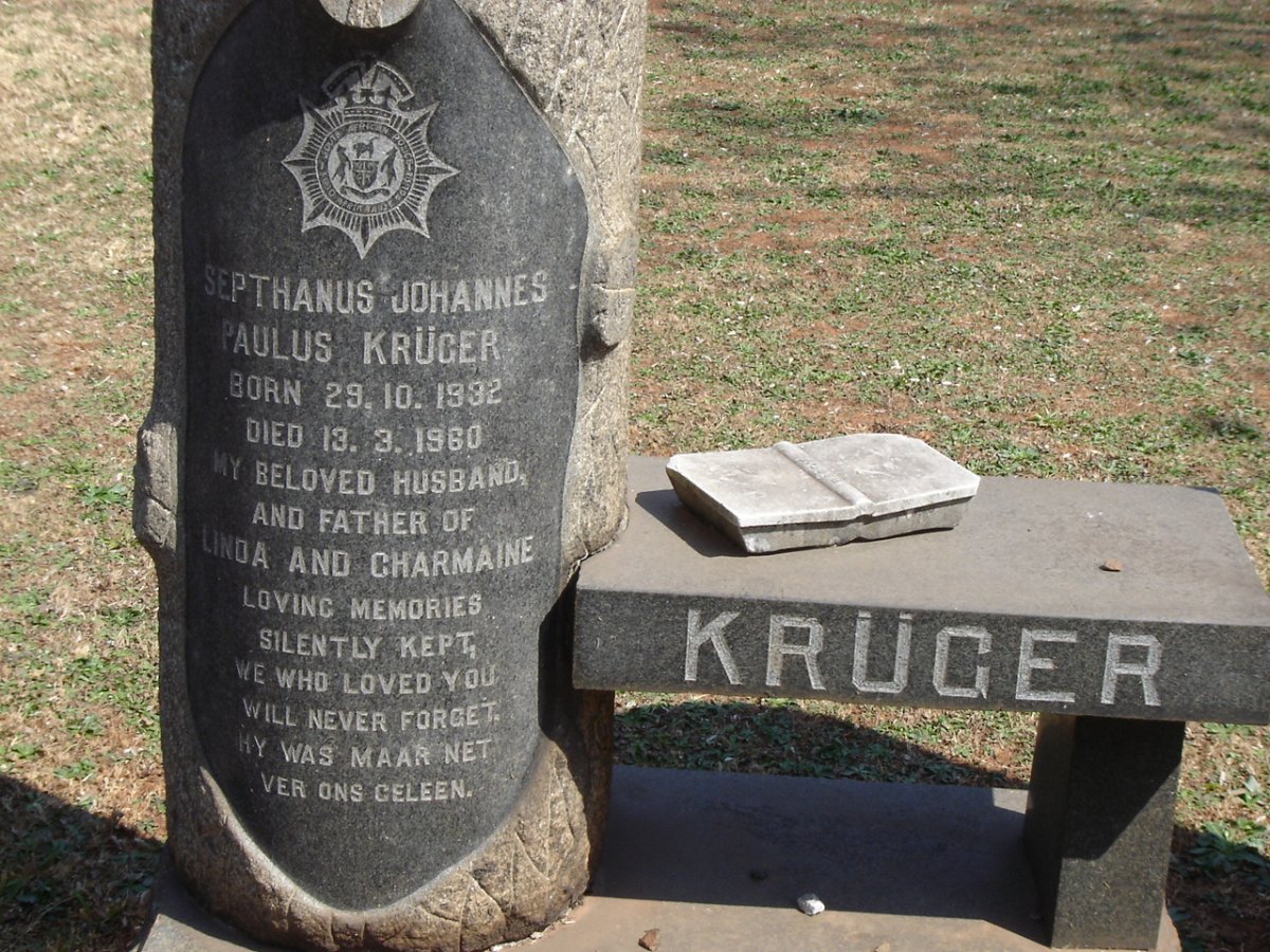 KRÜGER Septhanus Johannes Paulus 1932-1960