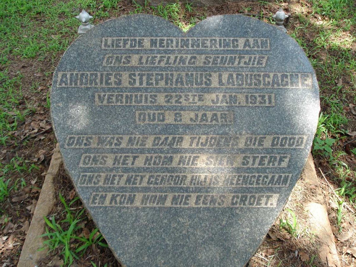 LABUSCHAGNE Andries Stephanus -1931