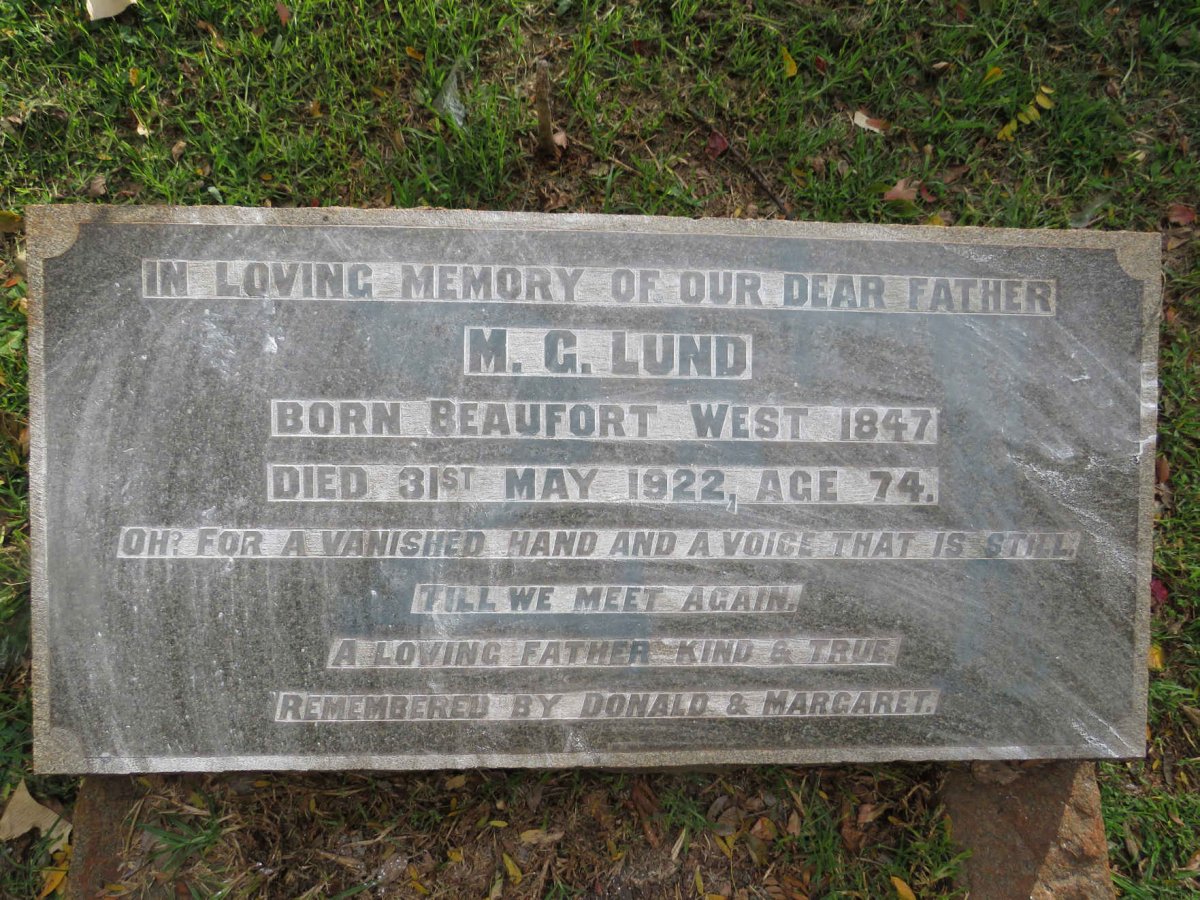 LUND M.G. 1847-1922