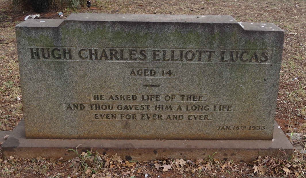 LUCAS Hugh Charles Elliott