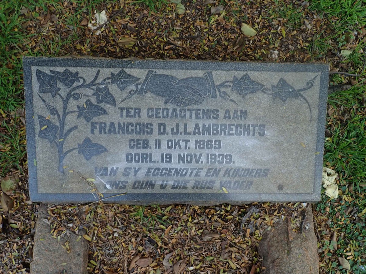 LAMBRECHTS Francois D.J. 1869-1939