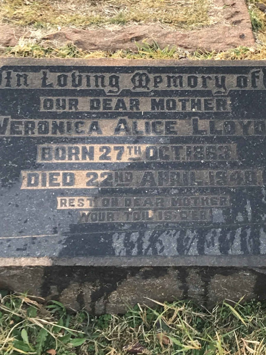 LLOYD Veronica Alice 1863-1940