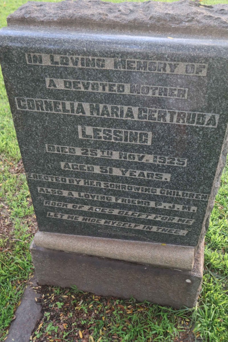 LESSING Cornelia Maria Gertruda -1925