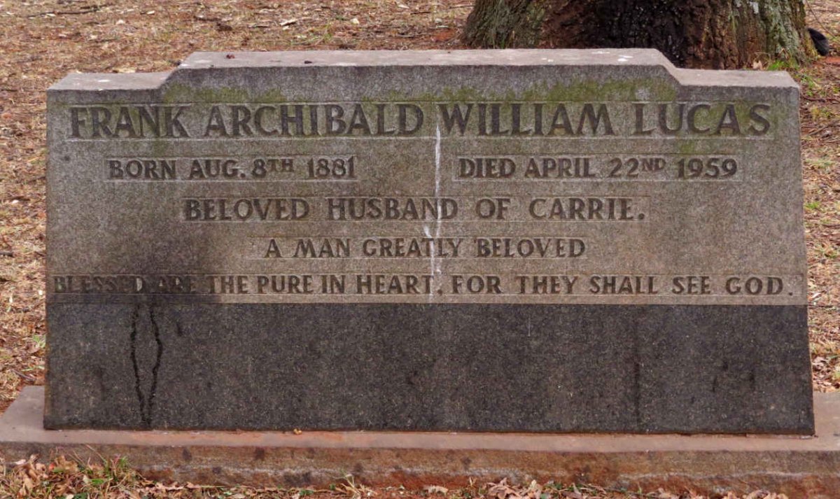 LUCAS Frank Archibald William 1881-1959