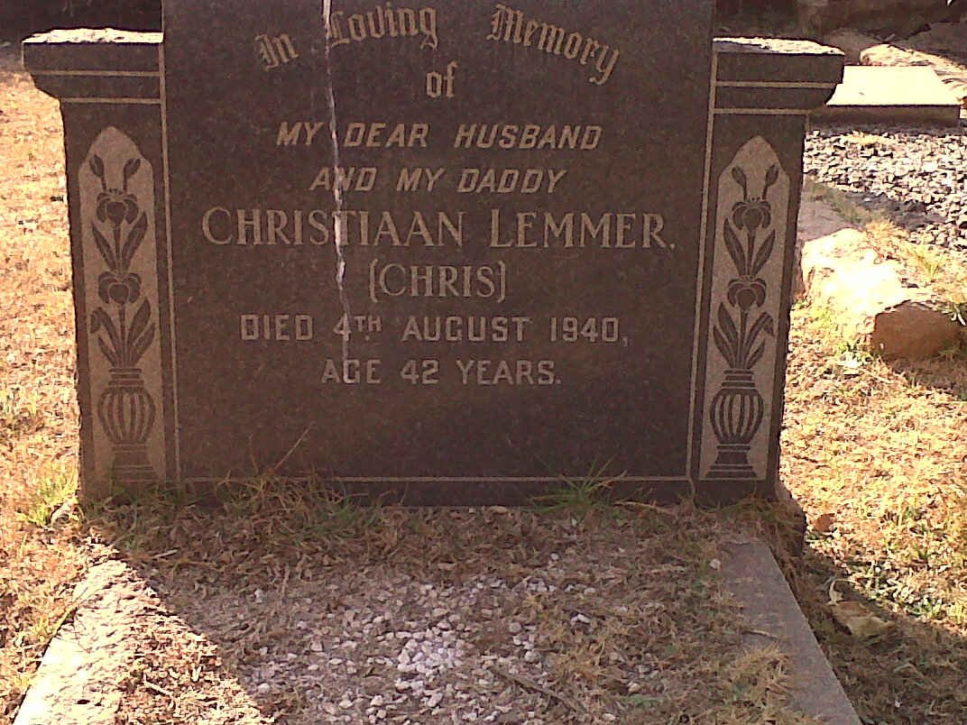 LEMMER Christiaan -1940