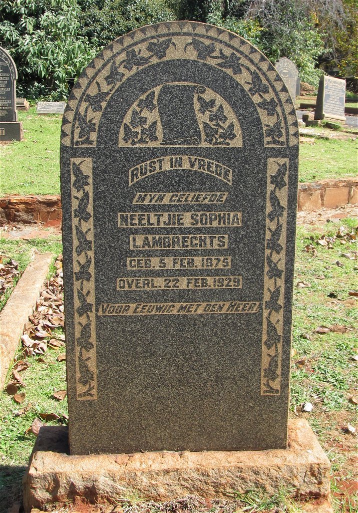 LAMBRECHTS Neeltjie Sophia 1875-1929