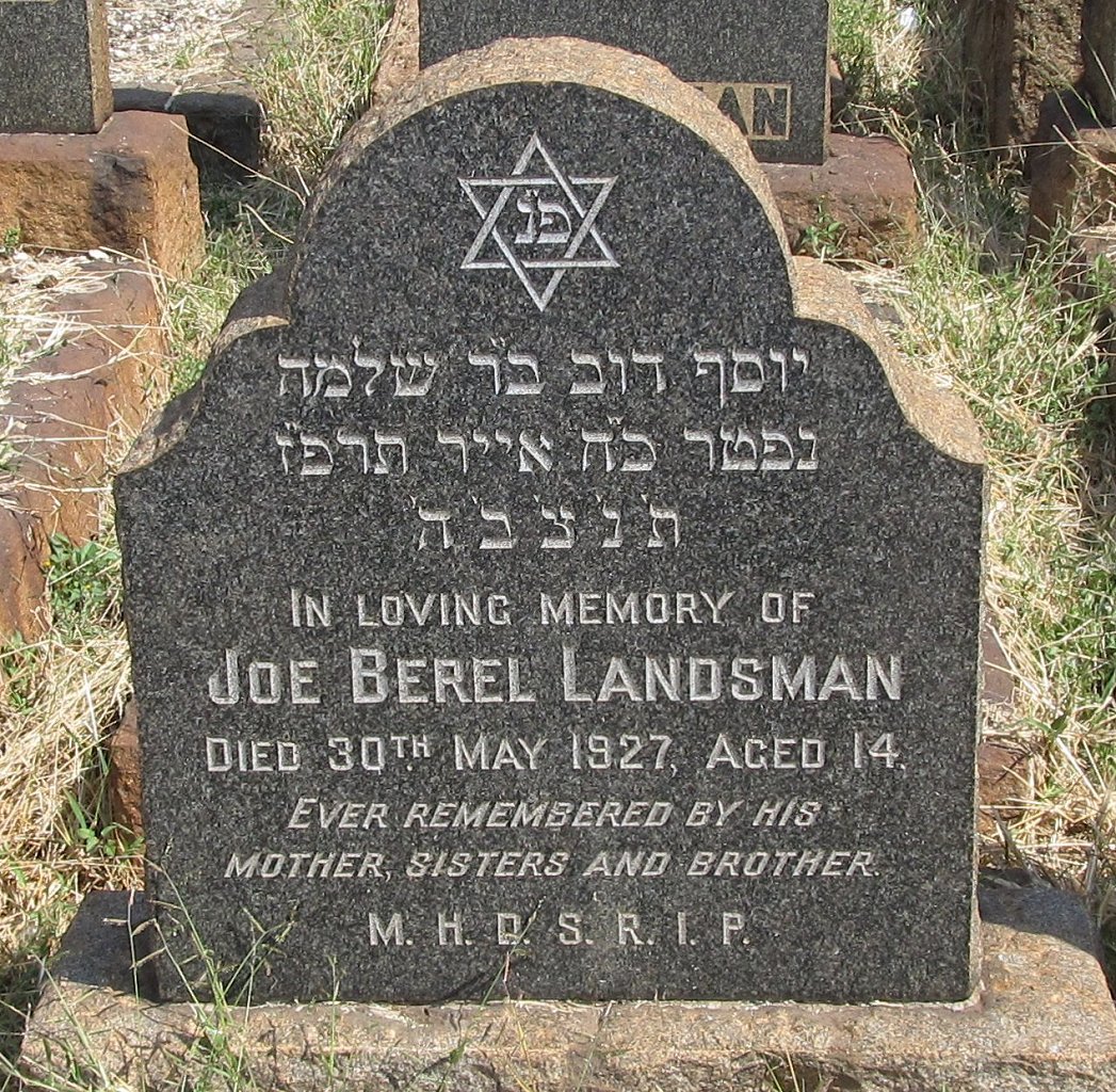 LANDSMAN Joe Berel -1927