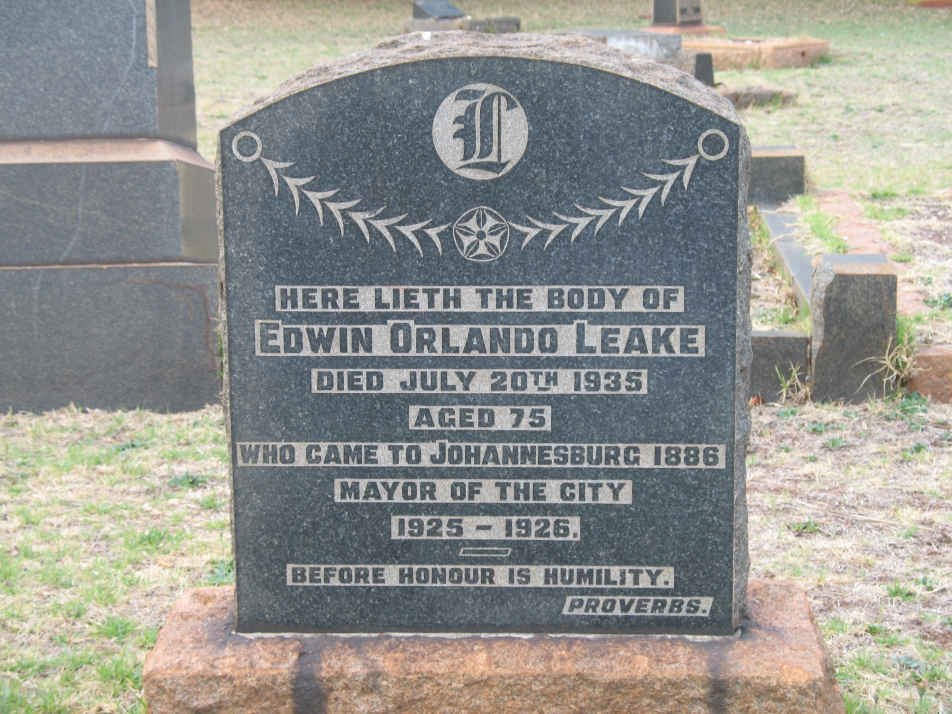 LEAKE Edwin Orlando -1935