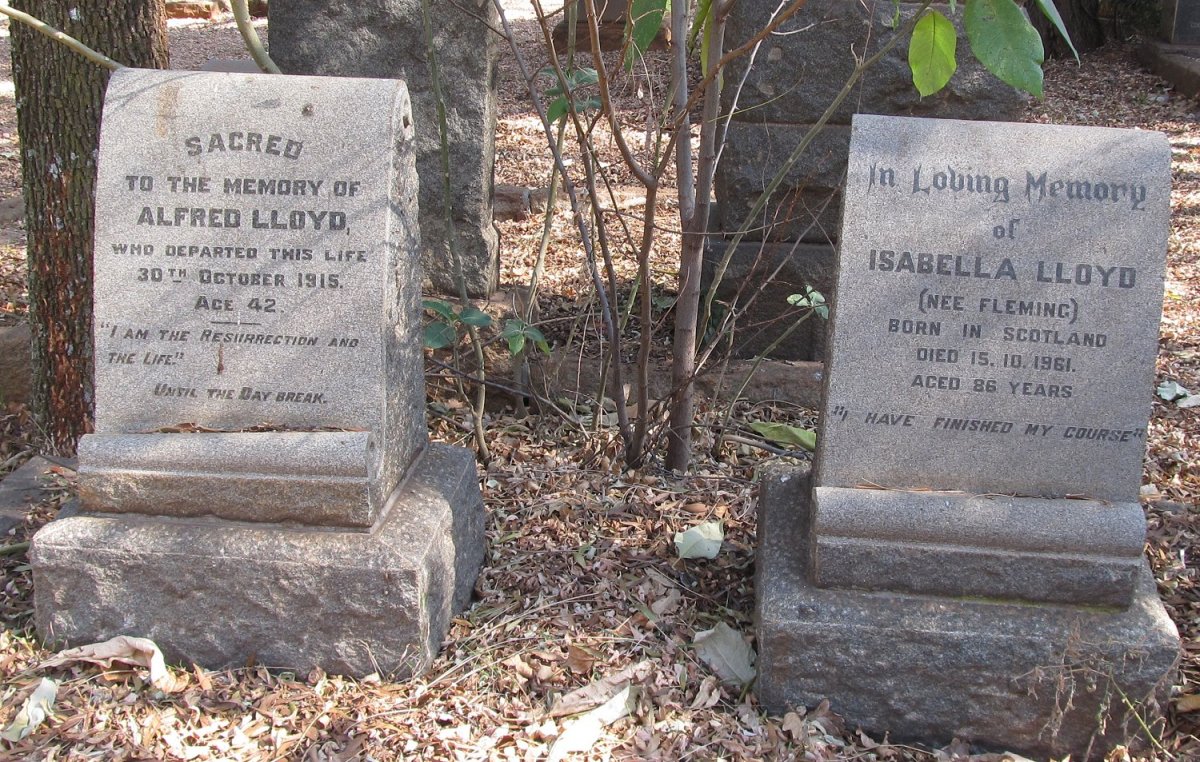 LLOYD Alfred -1915 &amp; Isabella FLEMING -1961