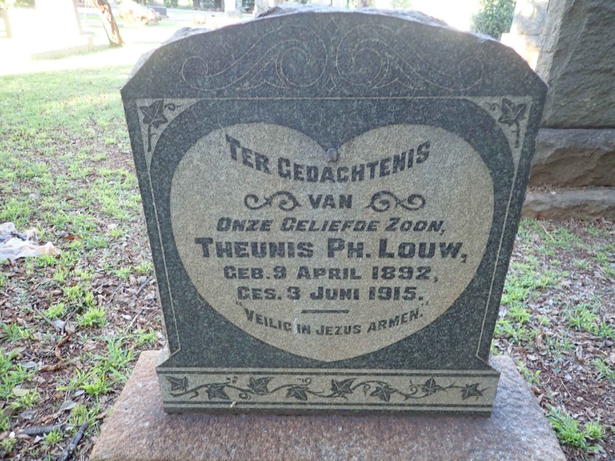 LOUW Theunis Ph. 1892-1915