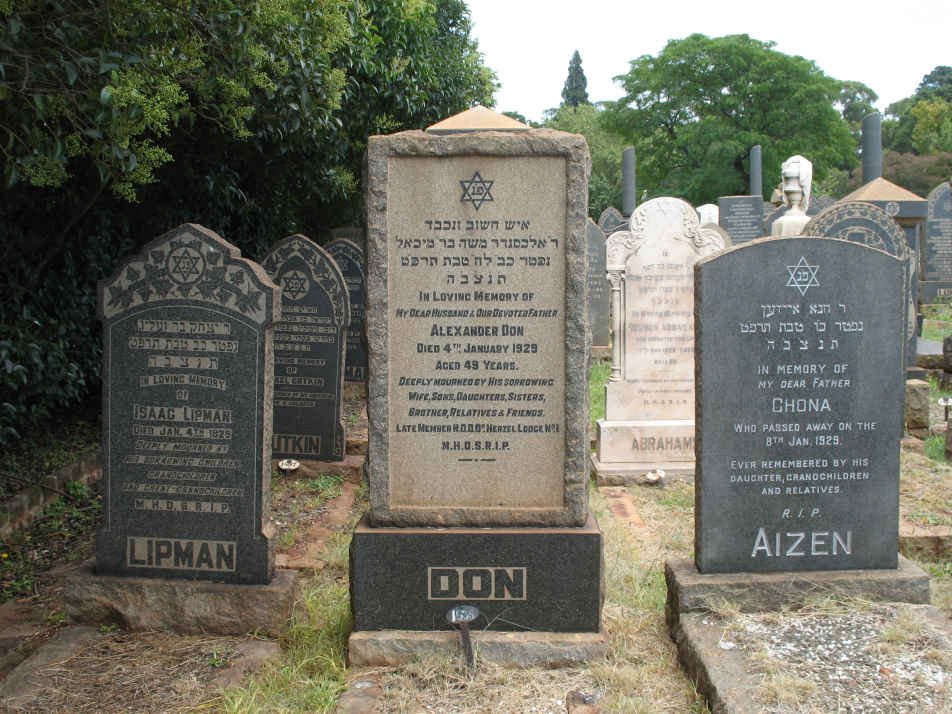 LIPMAN Isaac -1929 :: DON Alexander -1929 :: AIZEN Chona -1929