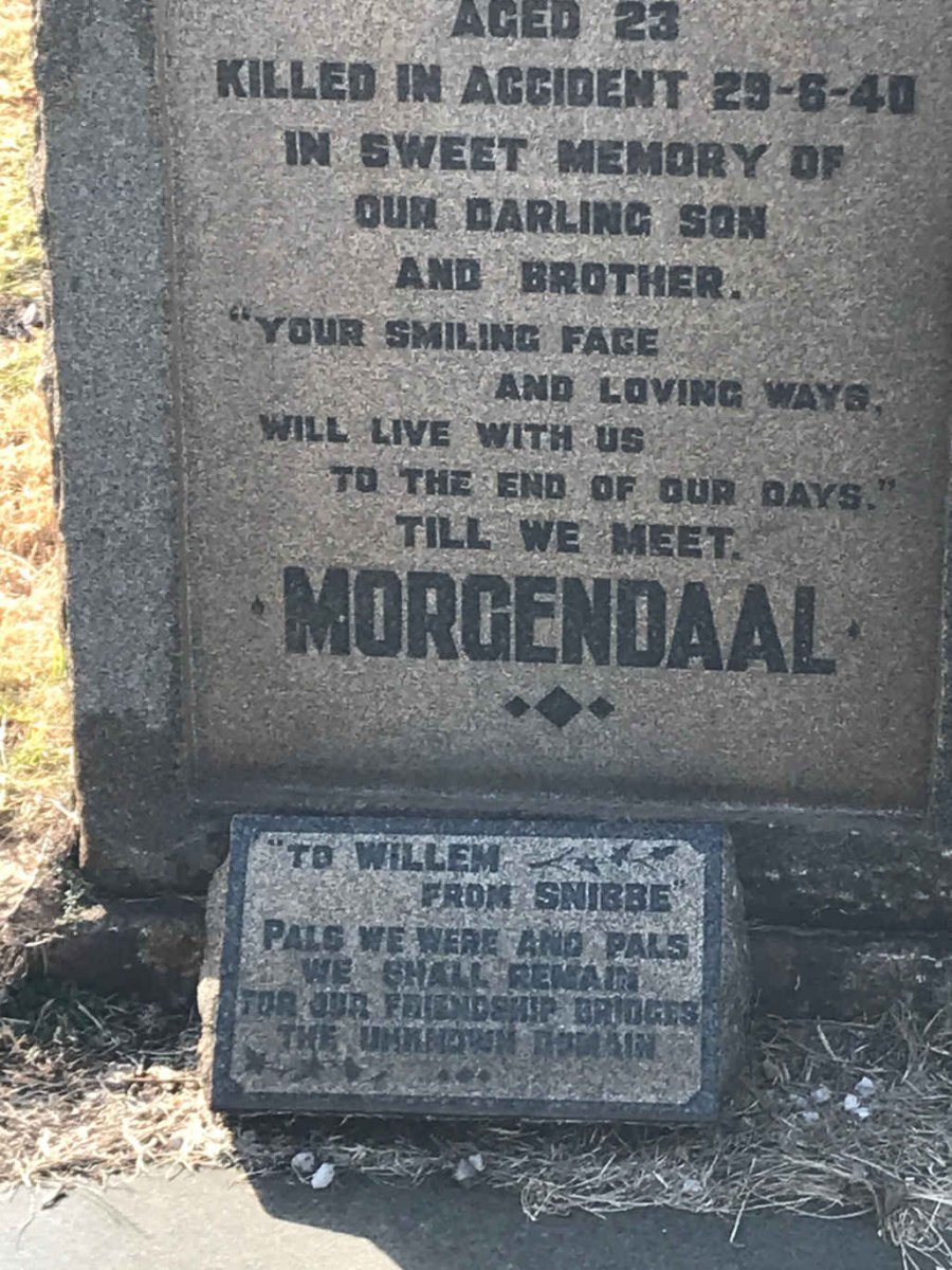 MORGENDAAL Willem -1940