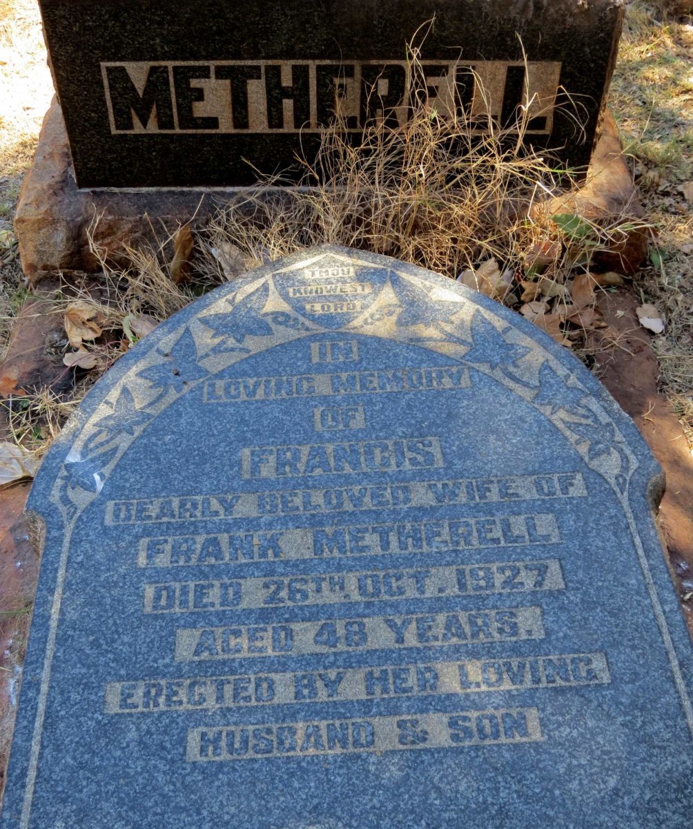 METHERELL Frank -1927