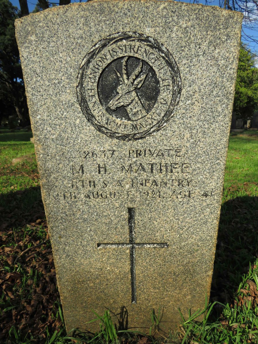 MATTHEE M.H. -1921