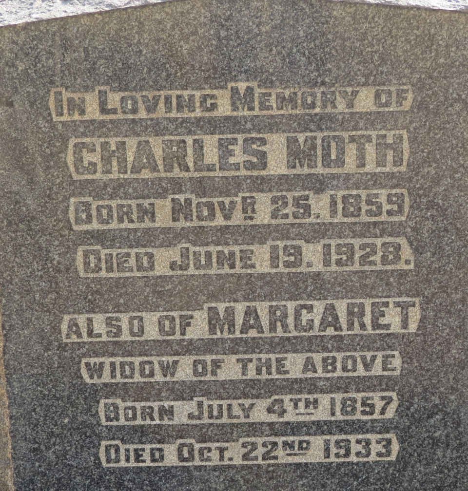 MOTH Charles 1859-1928 &amp; Margaret 1857-1933