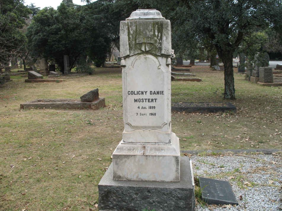 MOSTERT Coligny Danie 1899-1968
