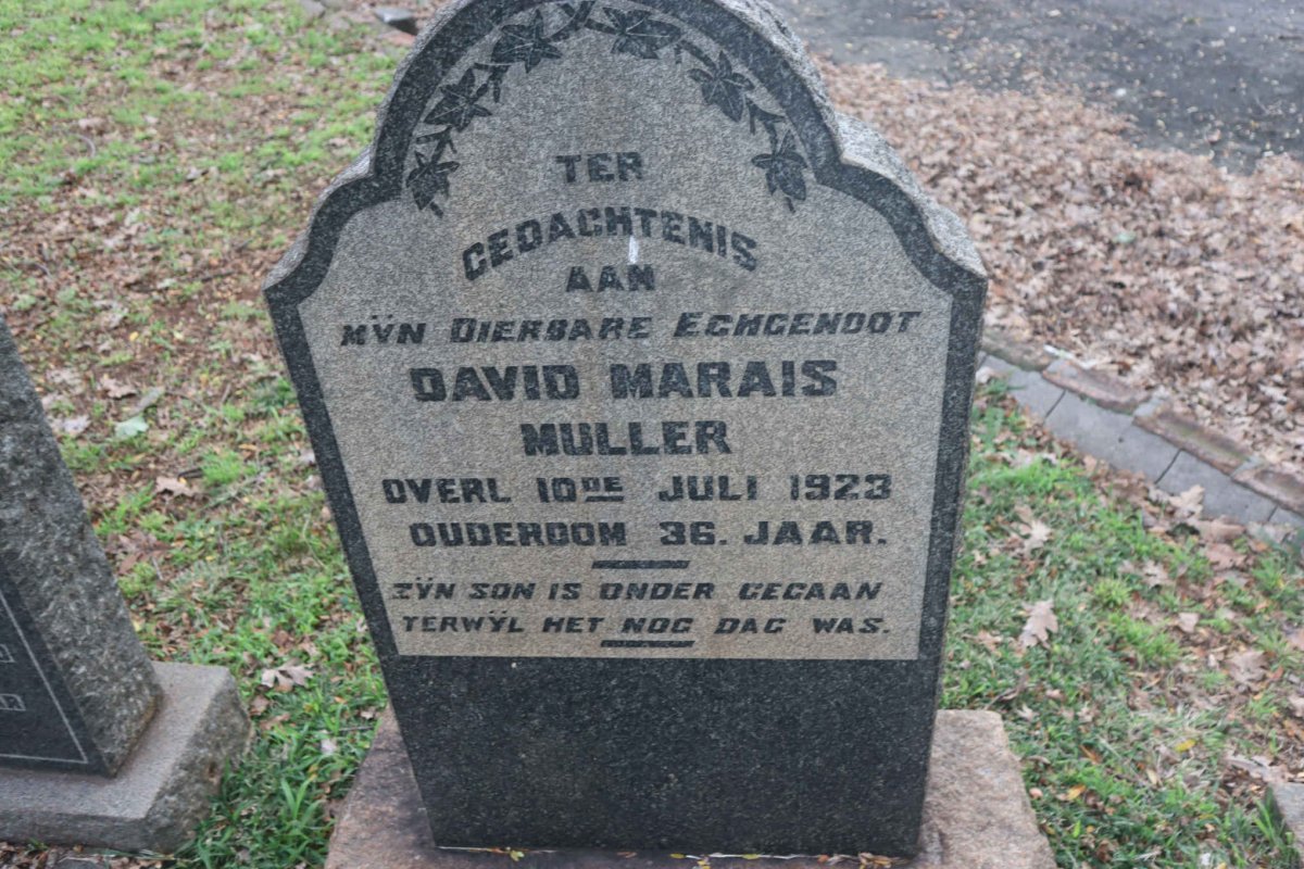 MULLER David Marais -1923