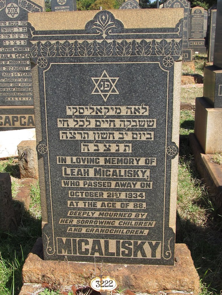 MICALISKY Leah -1934