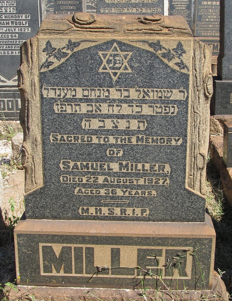 MILLER Samuel -1927