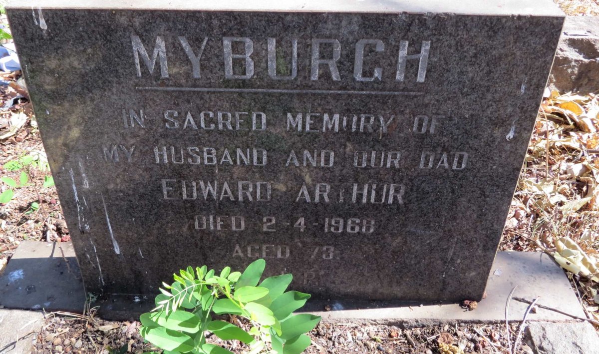 MYBURGH Edward Arthur -1968