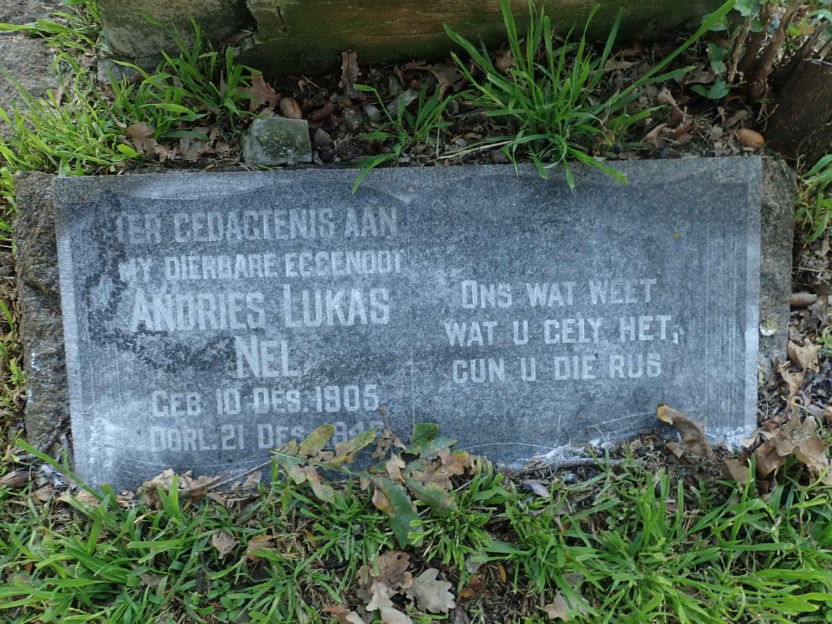 NEL Andries Lukas 1905-1946