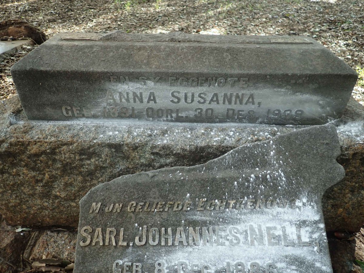 NELL Sarl Johannes 1886-1917 &amp; Anna Susanna 1891-1939