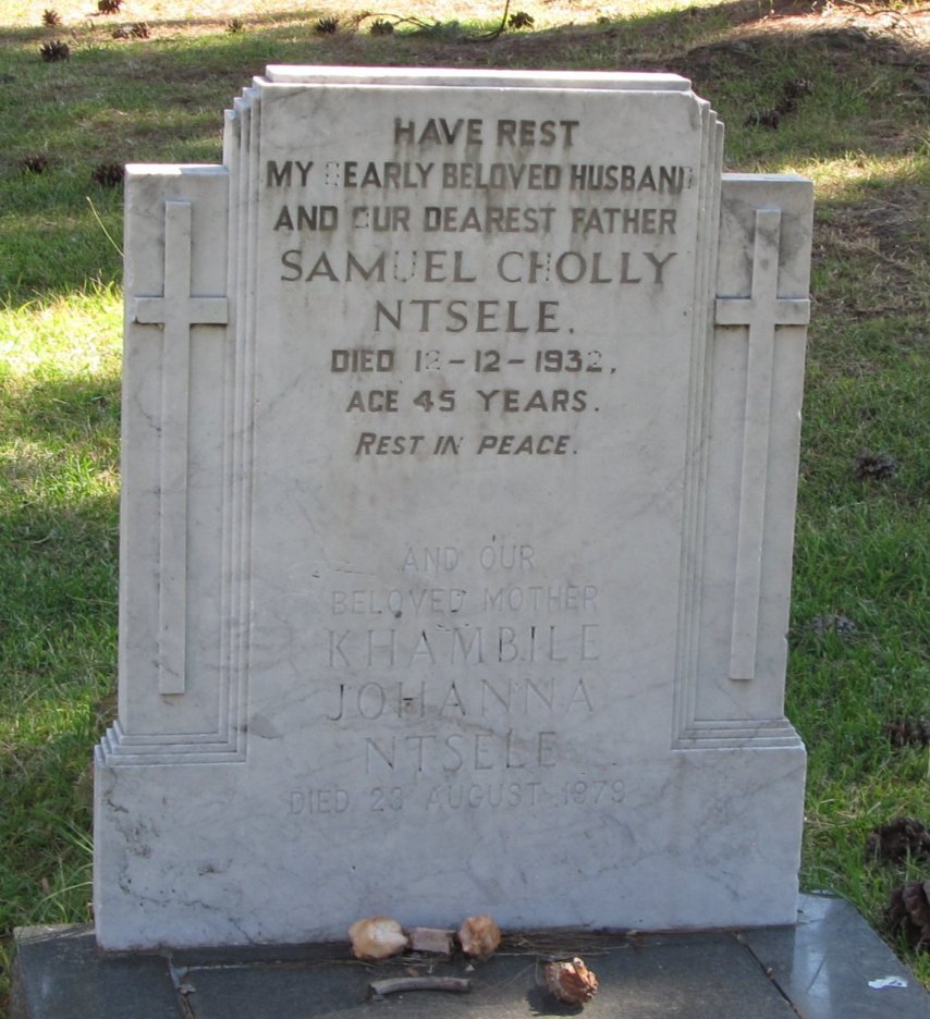NTSELE Samuel Cholly -1932