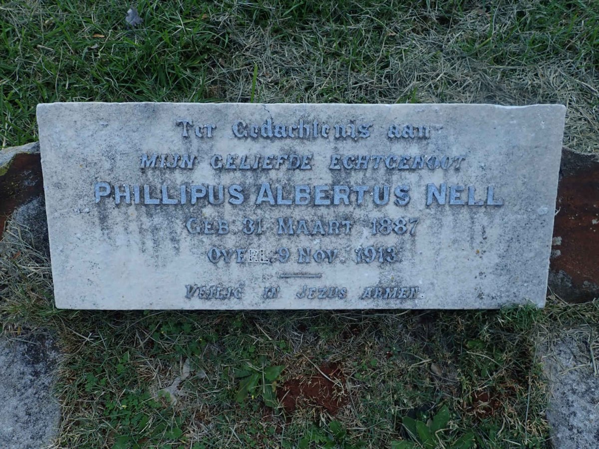NELL Phillipus Albertus 1887-1913