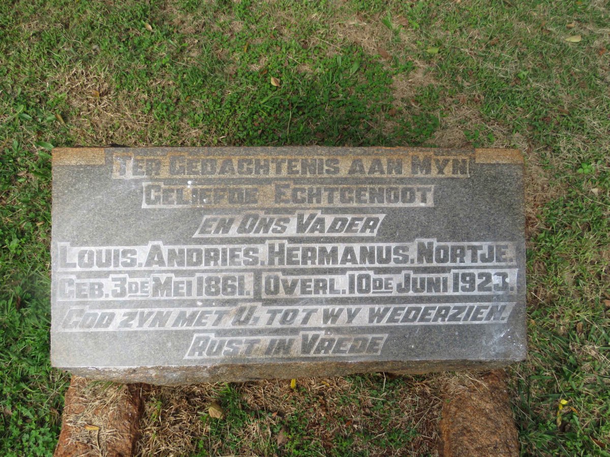 NORTJE Louis Andries Hermanus 1861-1920