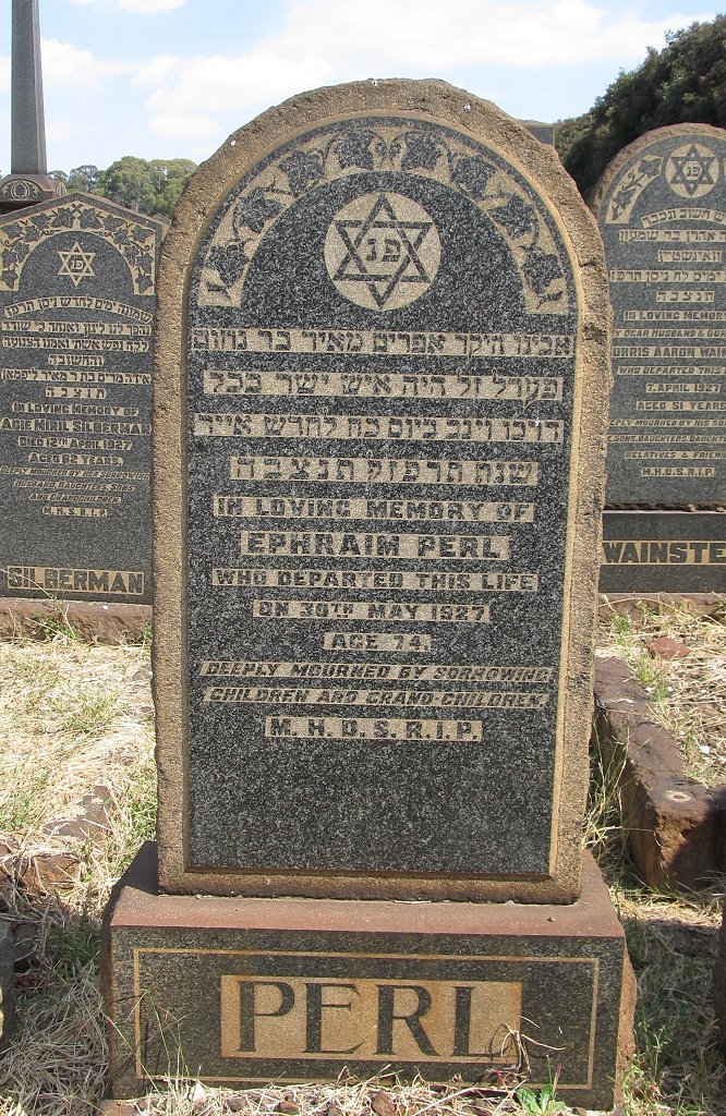 PERL Ephraim -1927