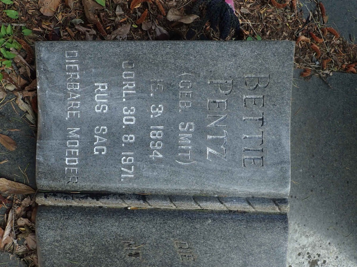 PENTZ Bettie nee SMIT 1894-1971