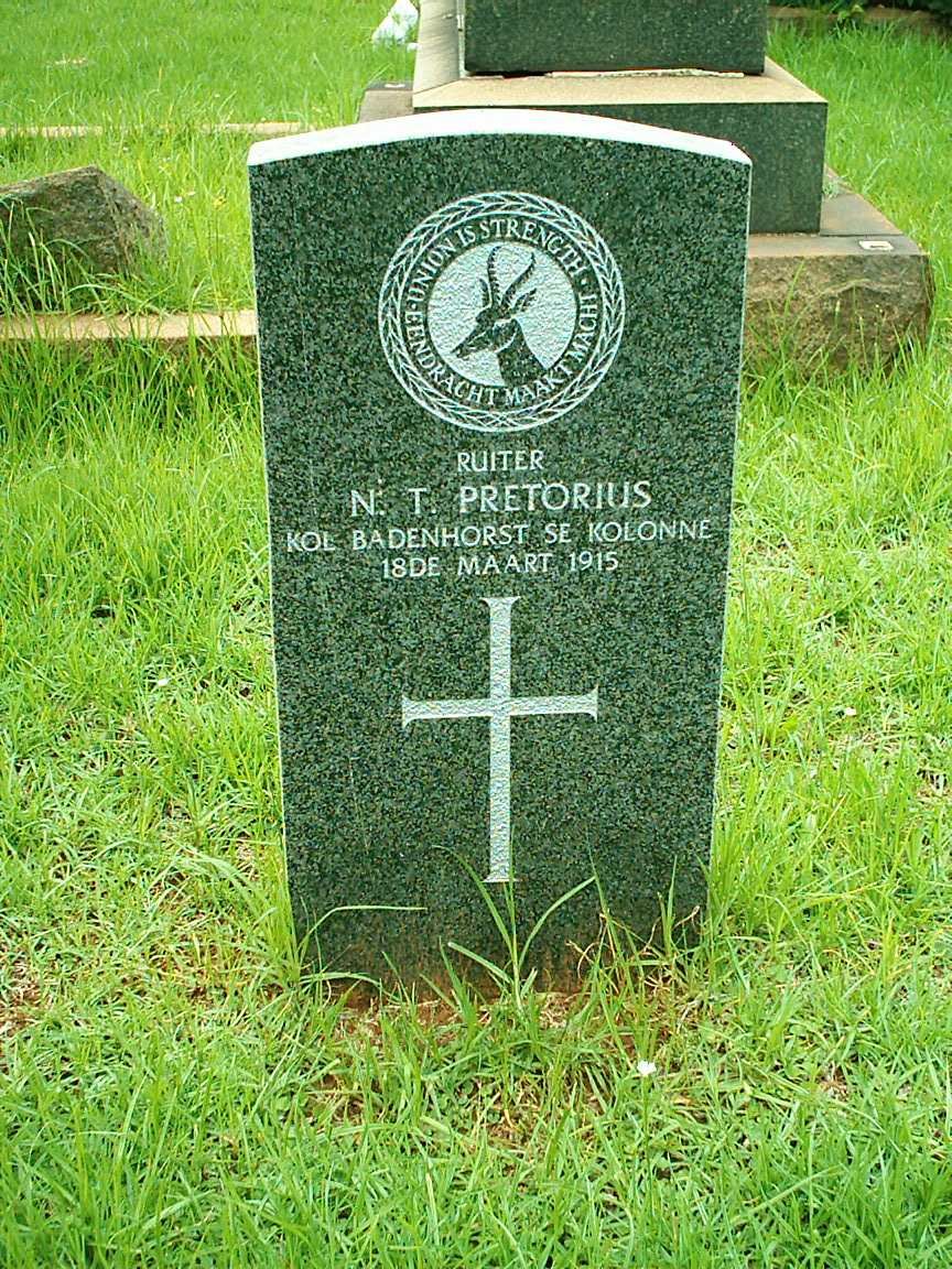 PRETORIUS N.T. -1915