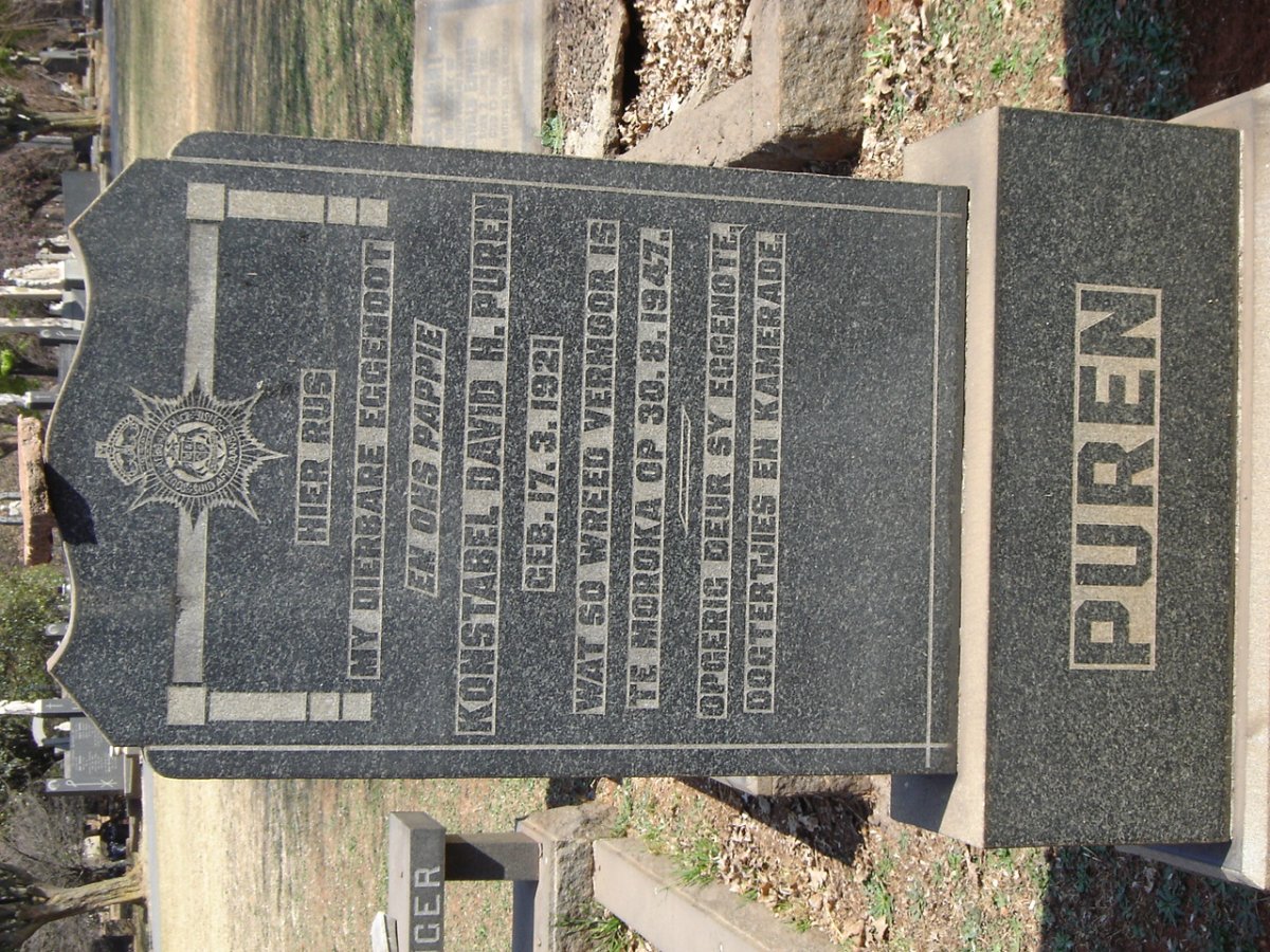 PUREN David H. 1921-1947