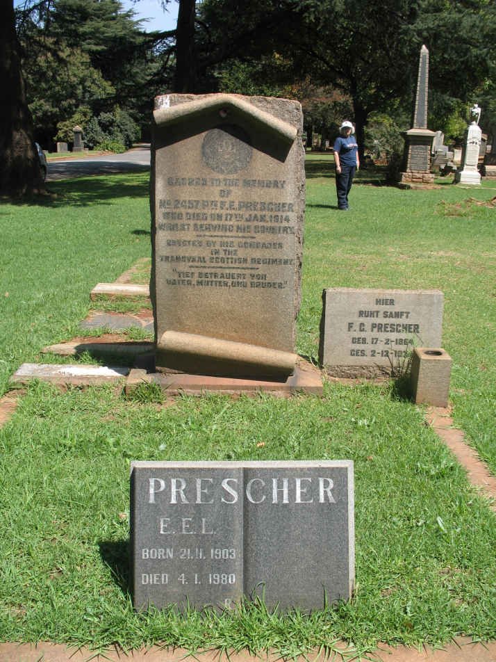 PRESCHER F.E. -1914 :: PRESCHER F.G. 1864-1934 :: PRESCHER E.E.L. 1903-1980