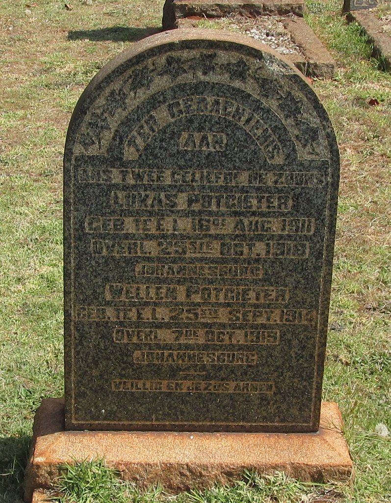 POTGIETER Lukas 1911-1918 :: POTGIETER Wellem 1914-1915