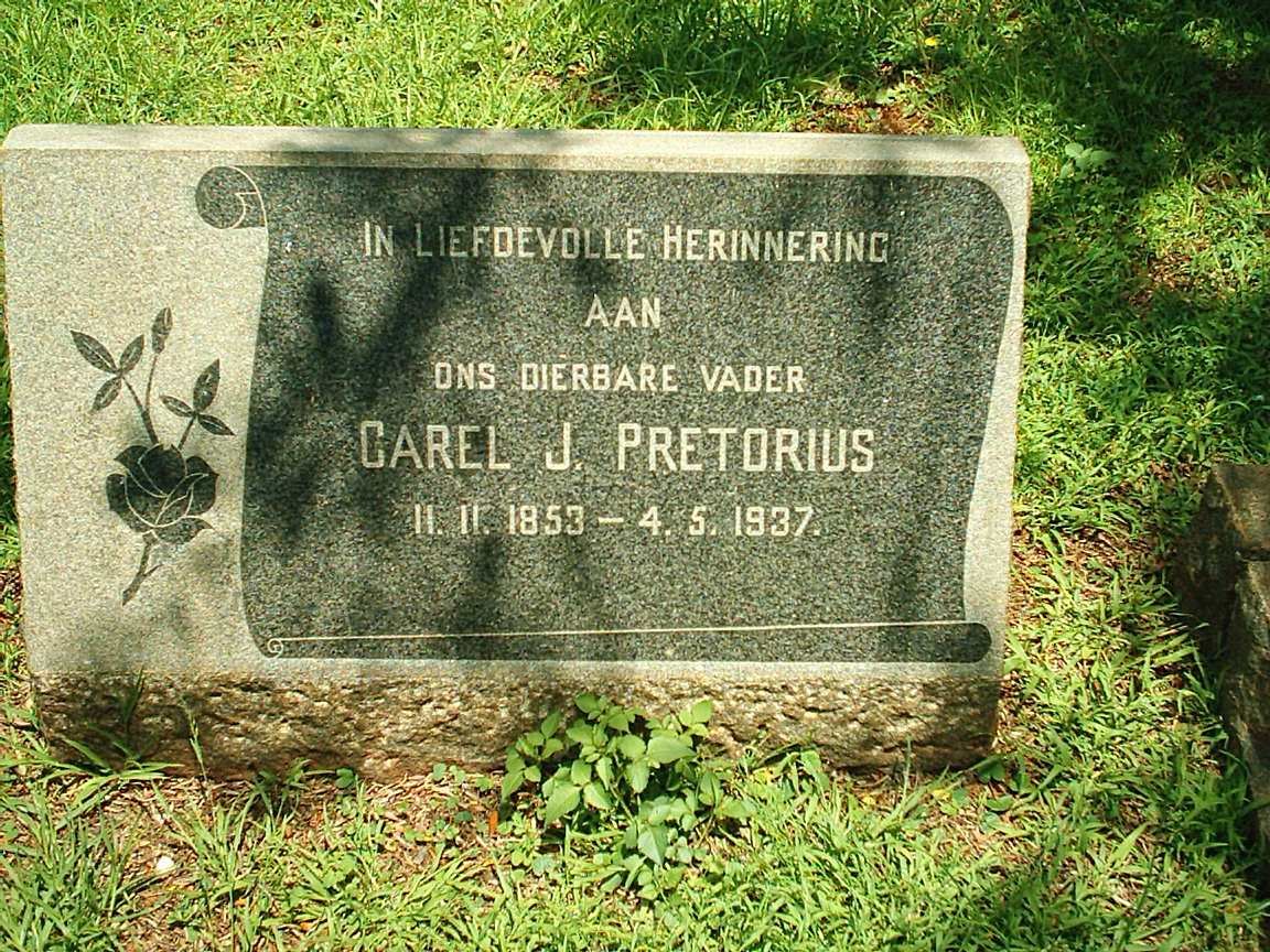 PRETORIUS Carel  J. 1853-1937