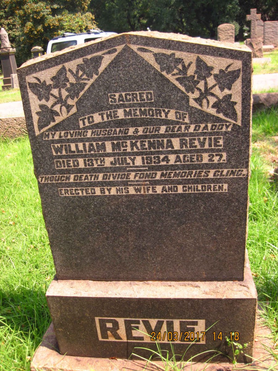 REVIE William McKenna -1934
