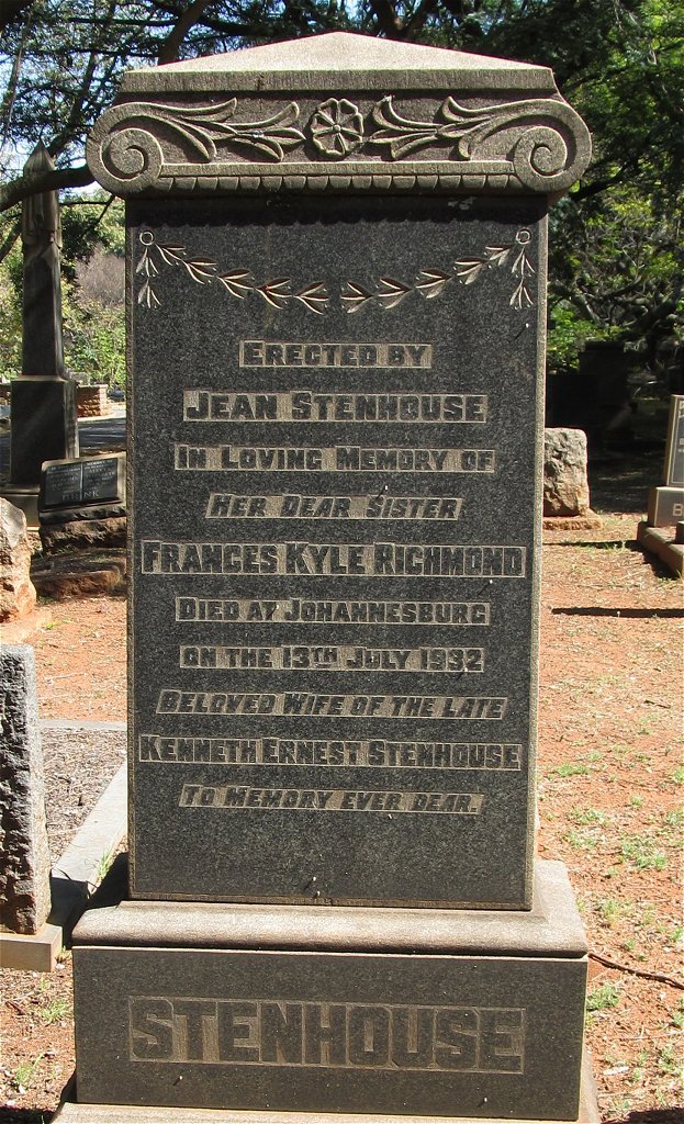 RICHMOND Frances Kyle -1932