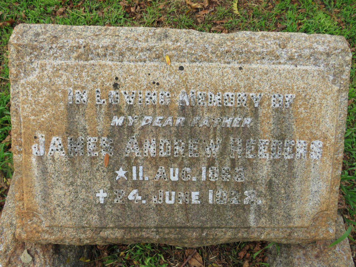 REEDERS James Andrew 1888-1922