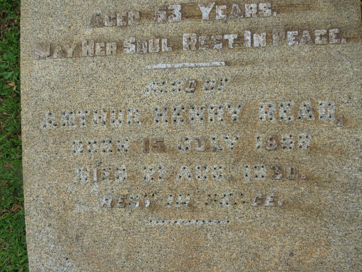 READ Arthur Henry 185?-1930 &amp; Joseffa  POCKONIK -1922