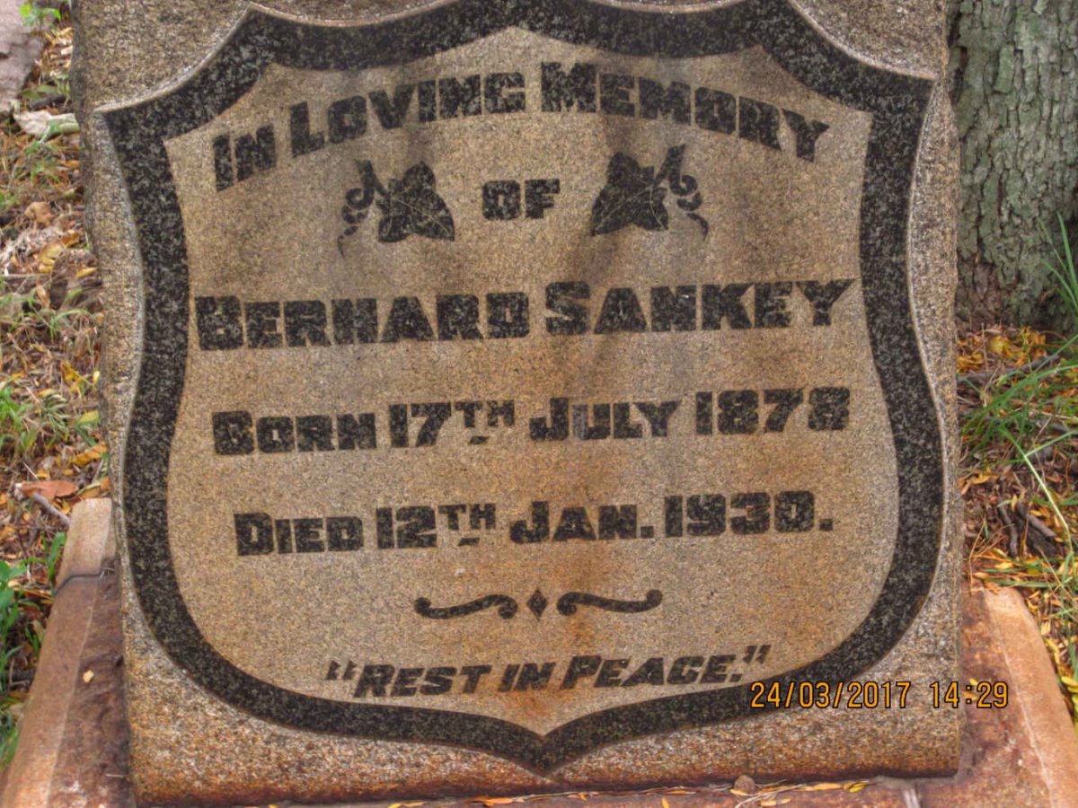 SANKEY Bernard 1878-1930