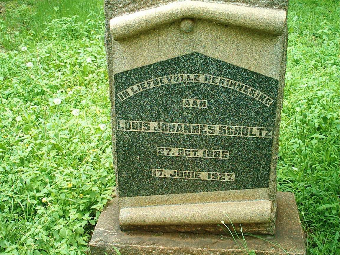 SCHOLTZ Louis Johannes 1885-1927
